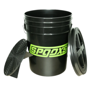 Spooxs grit bucket #84 emmer met vuilrooster en deksel